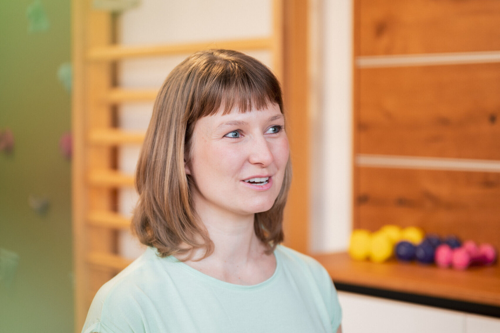 Jasmin Leibetseder im Gespräch in der Praxisgemeinschaft Weingarten, Feldkirchen an der Donau